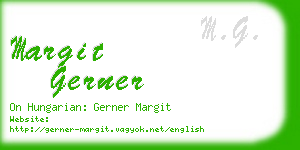 margit gerner business card